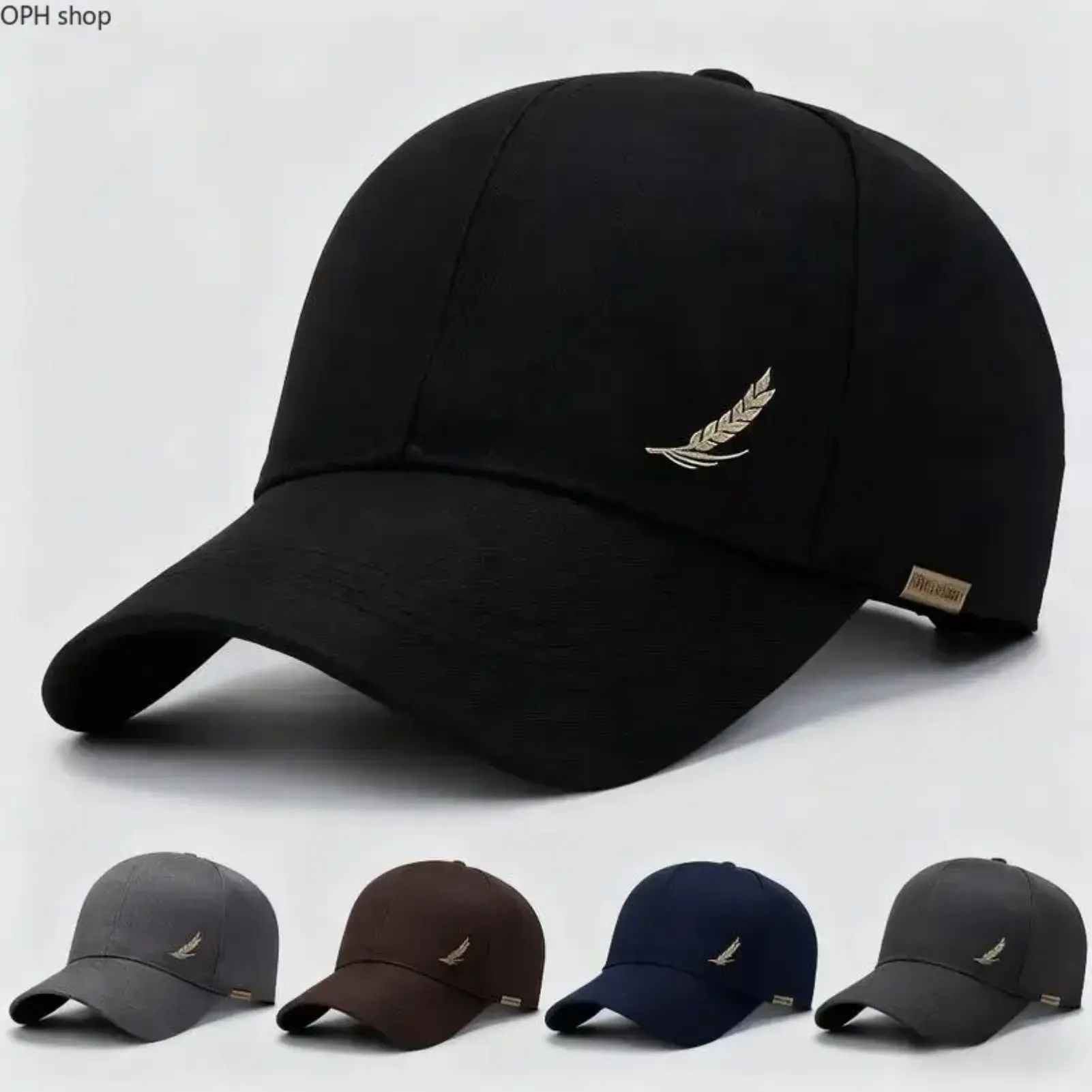 Men's 4-Pack Classic Headwear Set - Lightweight Breathable Polyester Baseball Cap, Adjustable Sun-Protection Hat, Soft Warm Wool Knit Heart Beanie, Unisex Newsboy Cap - Sweat-Resistant Outdoor Travel Accessories