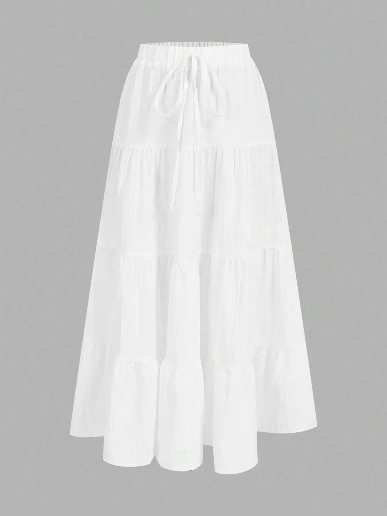 Women's Summer Casual Vacation, High Waist Adjustable Pleated Drawstring Skirt, A-Line Umbrella Skirt, Elegant Long Dress, Beach Party Maxi Skirt, High Waist Skirts