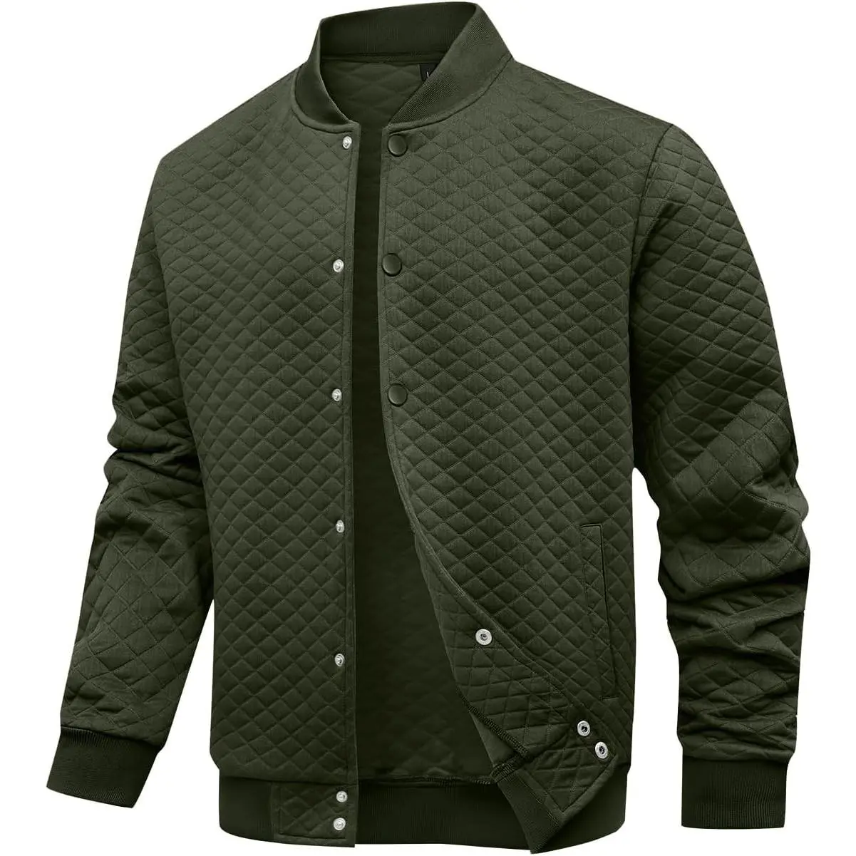 Mens Varsity Jacket Lightweight Jacket Causal Waffle Letterman Bomber Jackets