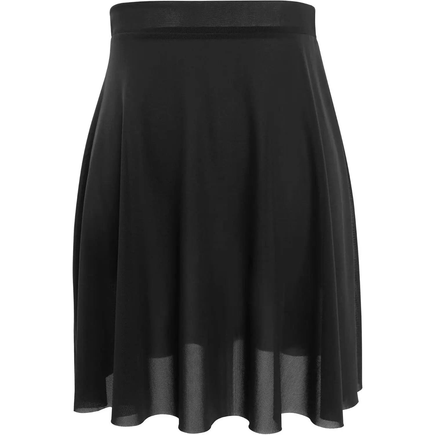 Adult Ballet Dance Skirt Women Soft Mesh Dance Skirts Pull on Elastic Waist Ballerina Clothing