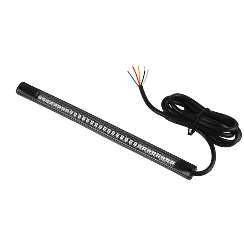 32 LED Smd Motorcycle Light Strip, Led Lighting, Tail Light, Brake Turn Signal, Daytime Running Light, Suitable for Cafe Racer, Bobber, Touring, Off-Road Bikes