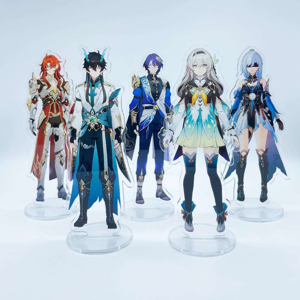 Game Honkai:Star Rail Anaxa Sunday Firefly Boothill Mydei Phainon Blade Acrylic Stand Model Desk Decor Collection Standing