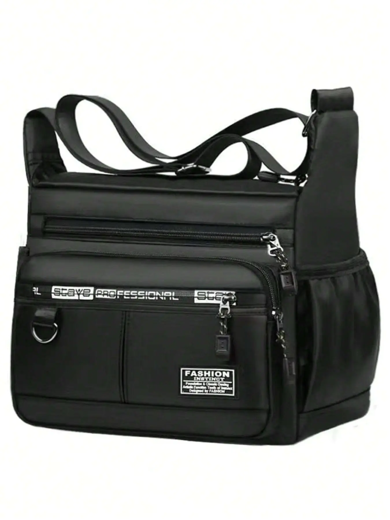 Large Capacity Men’s Multi-Functional Commuting Shoulder Bag – Commuter Messenger Bag, Waterproof, Multi-Compartment Multi-Pocket, Convertible to Backpack or Crossbody, Ideal for Business, Travel & Daily Use