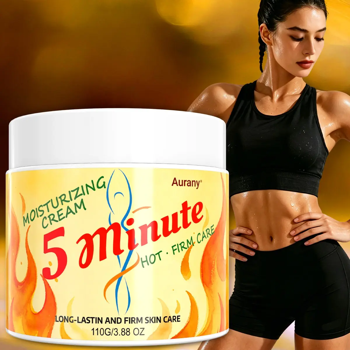 Body Firming Cream, Hot Firm Care, Belly Firming Cream ，Lightweight & Non-Greasy, Long-Lasting Hydration, Moisturizing, Nourishes Skin, Improves Sagging Skin, Boosts Skin Elasticity, Tightens Skin, Suitable For All Skin Types