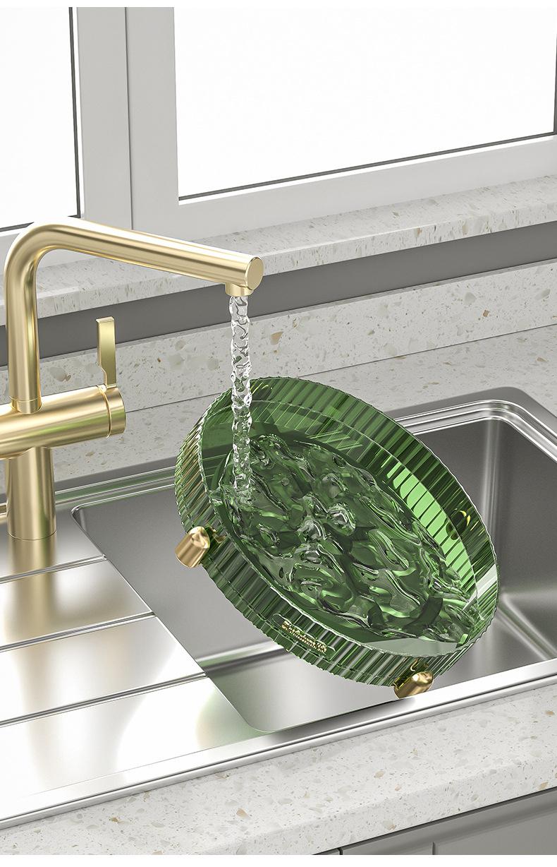 rotating cosmetic organizer, large capacity transparent acrylic for storing cosmetics and skincare products, multi-layer rotating perfume organizer with li