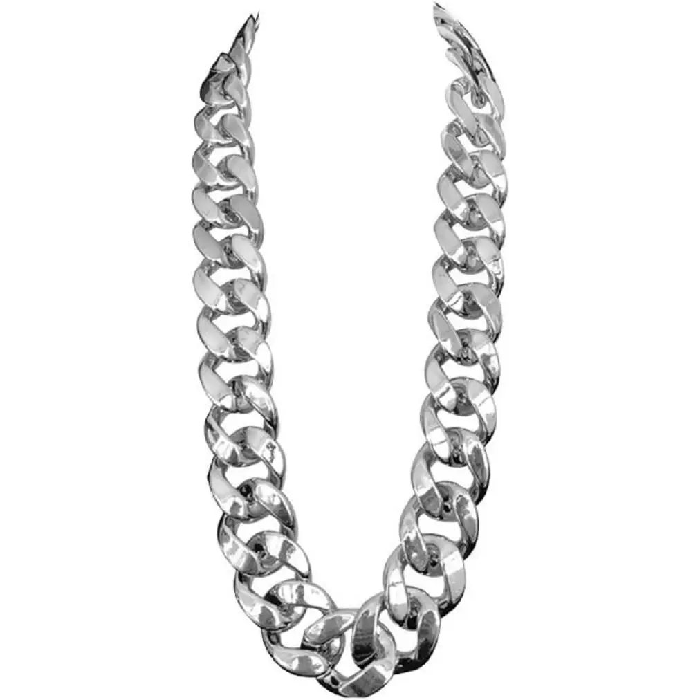 Big Chunky Plastic  Hop  Chain Necklace,80s/90s Costume  Prop