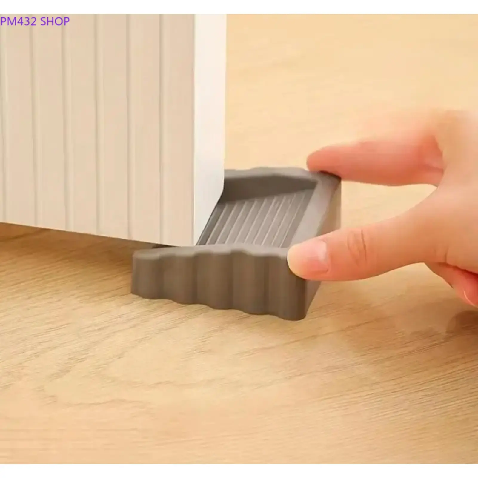 Non-Slip Door Stopper, Heavy Duty Plastic Door Wedge for Home, Bedroom and Office, Door Holder to Keep Doors Open