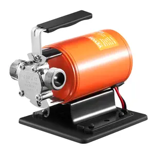 VEVOR Water Transfer Pump, 12V DC 360 GPH 1/10HP, Portable Electric Utility Pump with 6 ft Suction Hose Kit, Impeller, Suction Strainer, for Garden, Rain Barrel, Pool, Pond, Hot Tub, Aquarium Draining