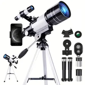 Portable telescope, suitable for camping and hiking, excellent holiday gift.