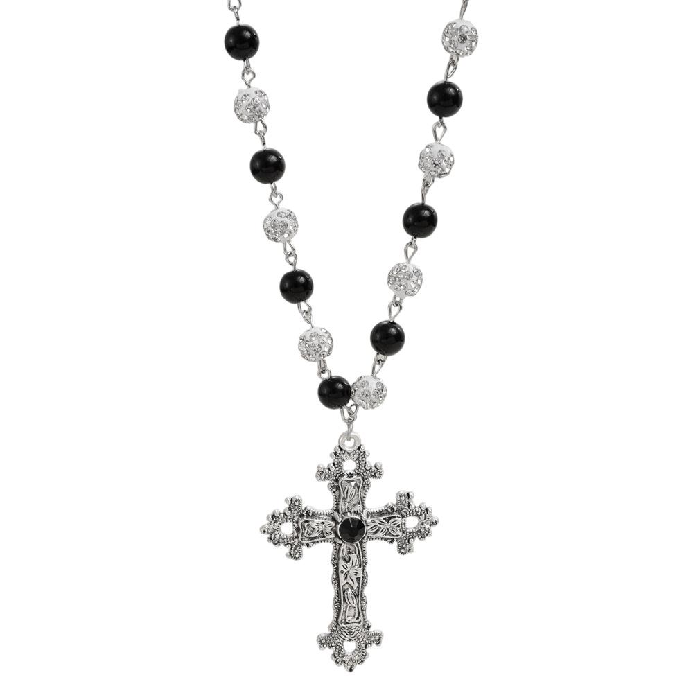 Punk Cross Multi-Layer Stackable Necklace| Alloy Pendant for Men & Women