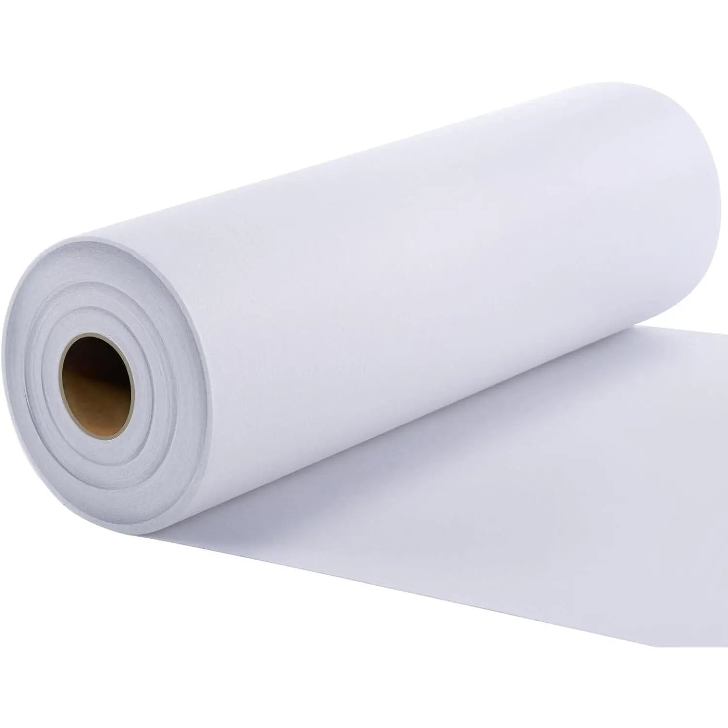 New Upgraded Heavy Weight White Iron-On Non-Woven Fusible Interfacing Heavy Weight Non-Woven Interfacing Iron On Polyester Single-Sided Interfacing for Crafts Supplies, 11.8 Inch x 30.6 Yard