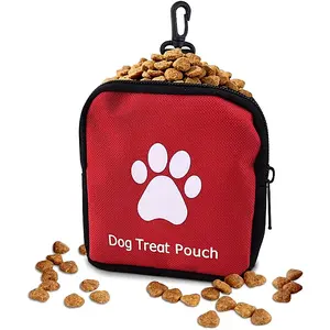Dog Treat Pouch | Dog Training Treat Bag with Clip | Waterproof Hands-Free Pet Training Bag | Puppy Training & Dog Walking Essentials | Must-Have!
