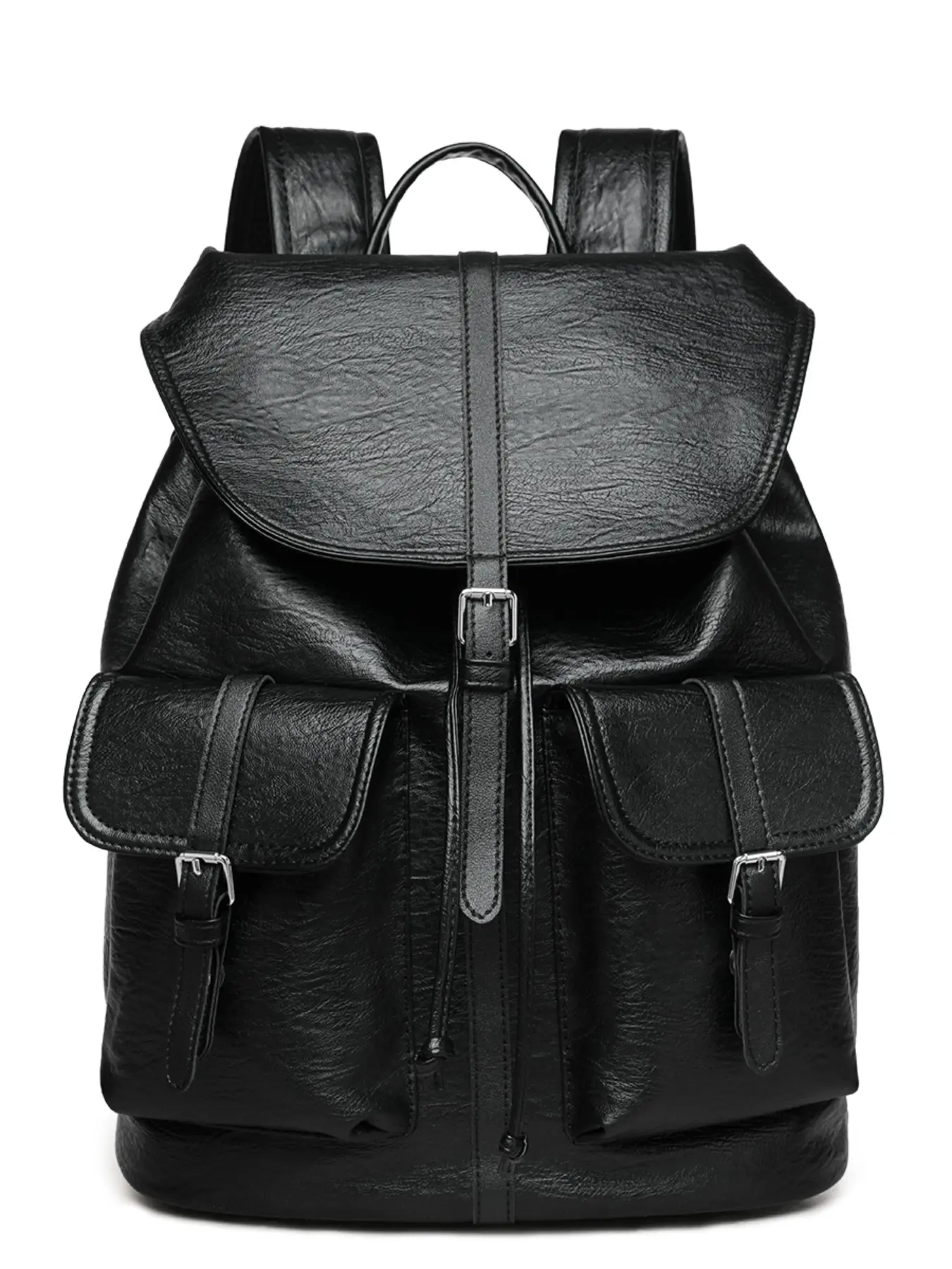 New Fashion Large Capacity PU Multi-Functional College Student Casual Backpack, Stylish Women's Shoulder Bag for Travel and Daily Use
