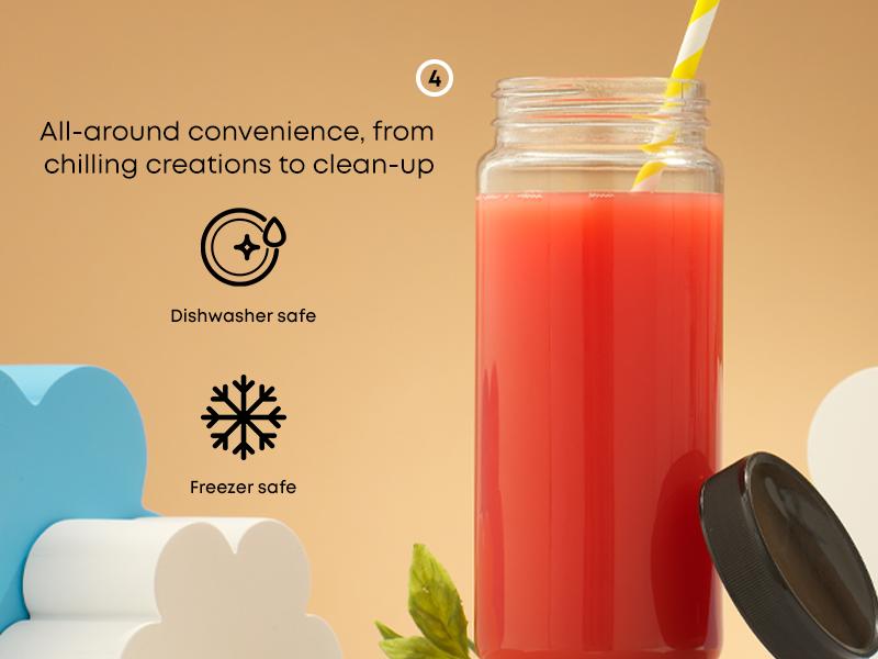 PLL Glass Juice Bottles, 16 oz Glass Bottles with Caps.Set of 8 Juice Containers with Lids for Fridge, and Labels for Juice Jars.Glasses for Juice, Cold Brew Bottles, Smoothie Jars