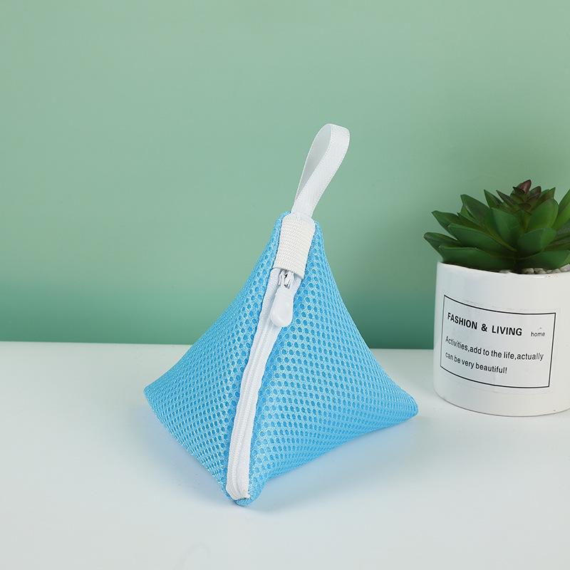 3PCS Multicolor Mini Mesh Laundry Bags Polyester Washing Bags for Washing Machine