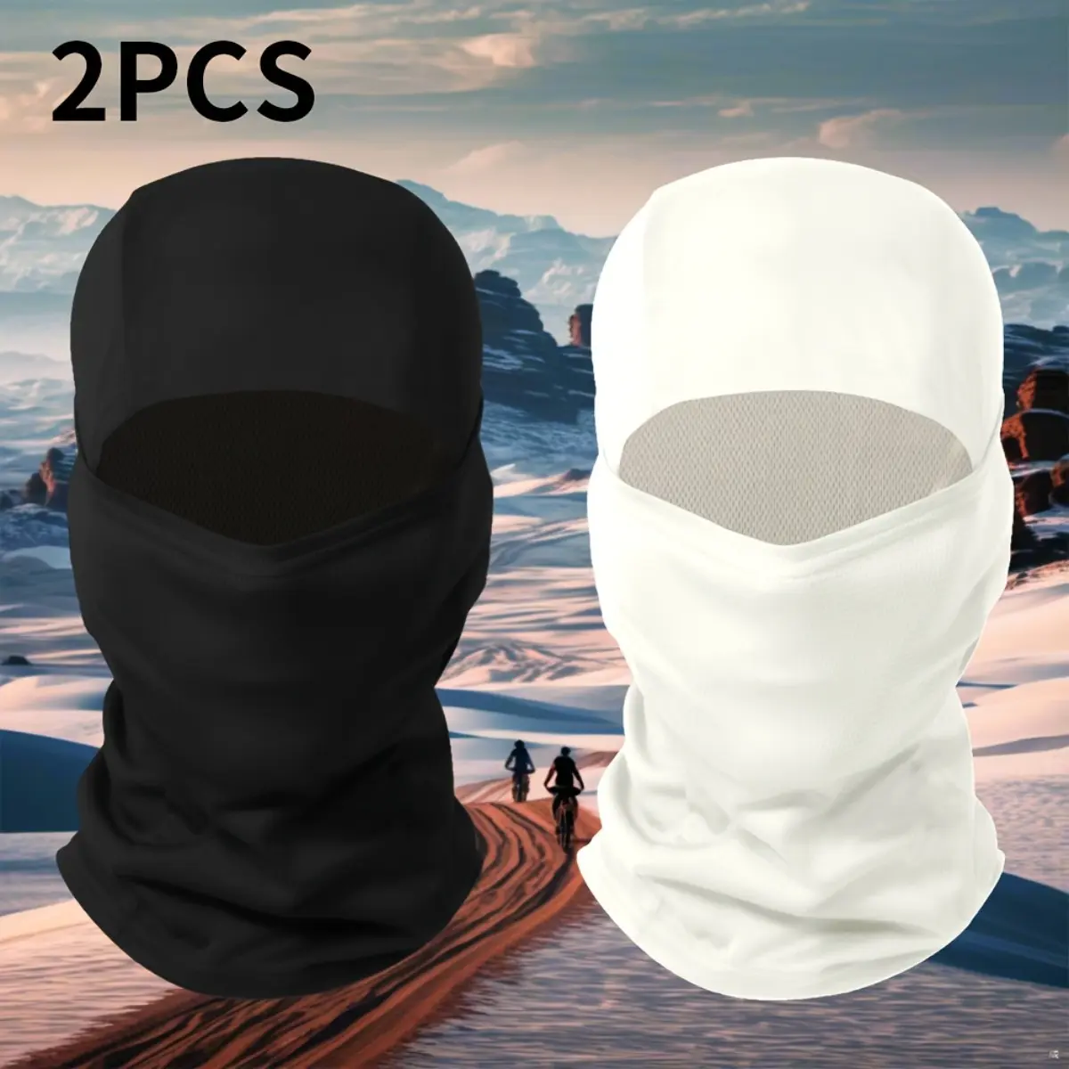 Camouflage Full Face Balaclava Mask - Lightweight, Breathable, Quick-Dry Cover for Outdoor Sports, Hiking