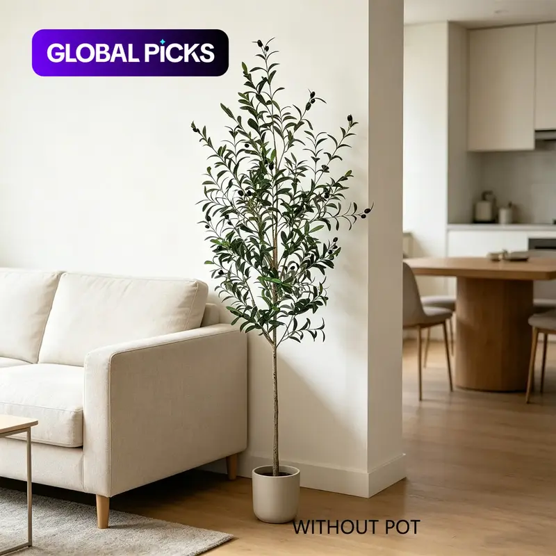 110-200cm Artificial Olive Tree, Fake Plant for Home, Office, Garden, Wedding, Store Decor, Plant Decorations, Indoor/outdoor Use Home Decor Artificial Trees (Easter, Christmas, Thanksgiving) #GLOBAL PICKS