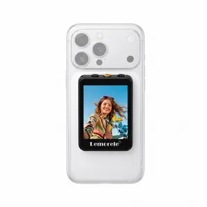 Lemorele R600mini Vlog Selfie Monitor, Wireless Phone Selfie Screen with 2.4" IPS Display, Bluetooth Remote Control, Magnetic Phone Monitor for Vlogging, TikTok, Photography, Live Streaming