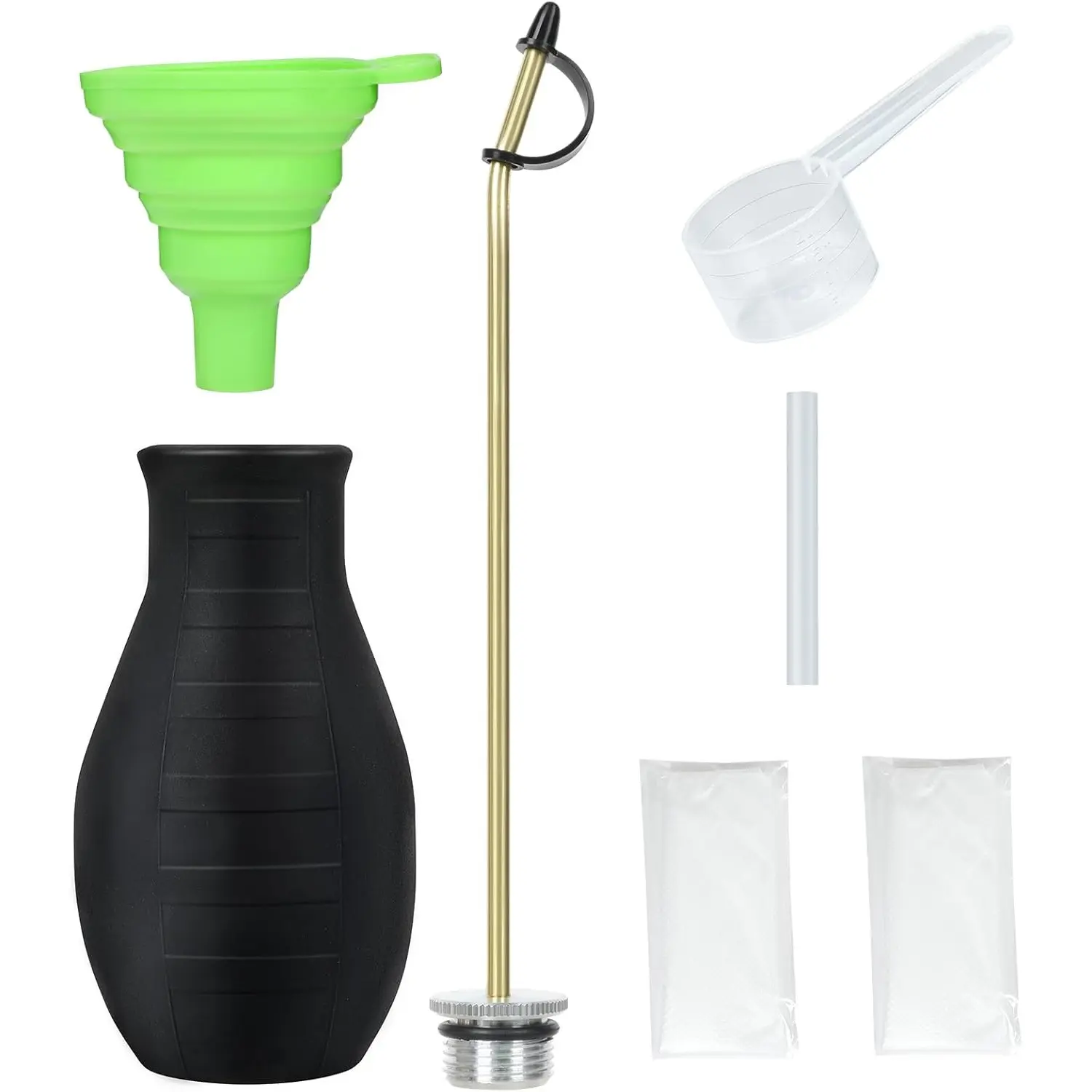 Diatomaceous Earth Duster, Powder Sprayer, Garden Duster Applicator Dispenser with Long Plastic Tube for Organic Gardening Agricultural Supplies for Diatomaceous Earth & Other Home Powder Applications, Sprayers in Lawn and Garden