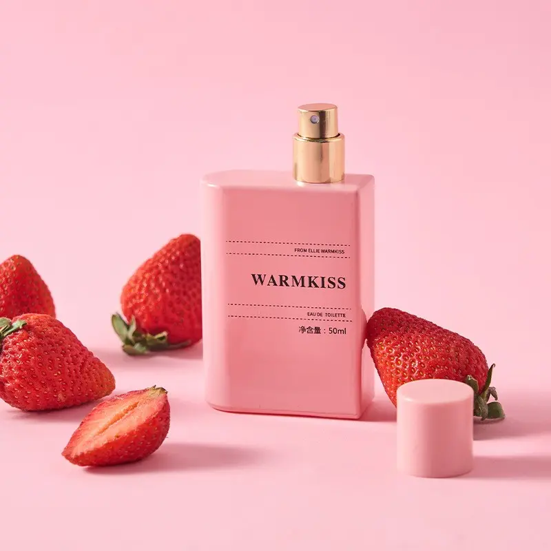 Warmkiss Strawberry Milkshake Perfume for Women, Fruit Scented, Food Fragrance, Gourmand Fragrance, Long-Lasting, Elegant Aroma, Perfect Gift Choice