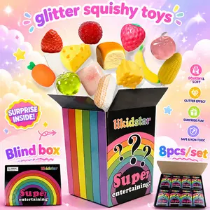 Blind Box Malt Sugar Squishy Set, Stress Relief Creative Slow Rebound Squishies, Multiple Styles, Rare Mystery Gift Box, Party Gift