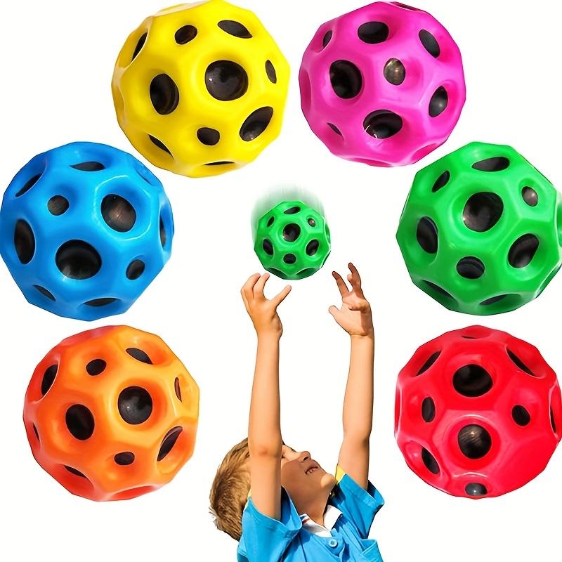Super elastic space ball, perfect for children and adults, enhances hand-eye coordination. This bouncy ball is easy to grip and makes an excellent gift for occasions like Valentine's Day, New Year, Thanksgiving, Mother's Day, and more