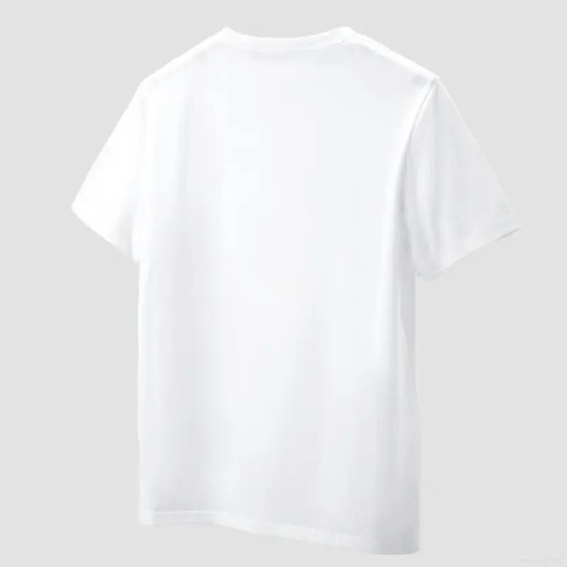men's stylish pure cotton round-neck casual printed T-shirt, suitable for both men and women, perfect for fashionable and relaxed summer outfits.