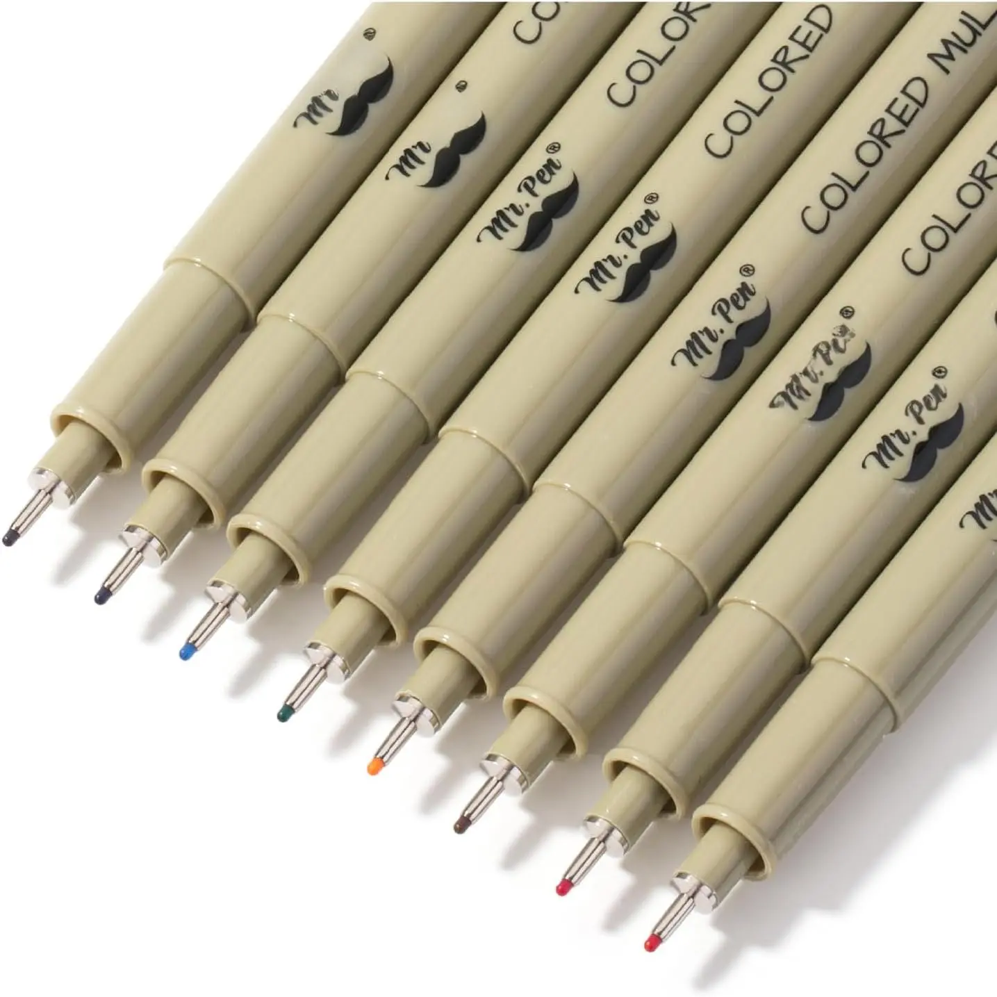 - 0.5mm  Fine Point s, 8 Pack, Colorful Ink,  | Acid-Free, No-Smear Quick-Dry Fineliner s for Drawing, Sketching,  Journaling, Outlines & Everyday Writing