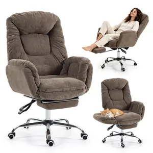 Ergonomic Criss Cross Chair – High Back, 3-Level Armrests, Footrest – Cross-Legged Comfort, Big & Tall – Rolling Desk Chair for Home, Office, Gaming