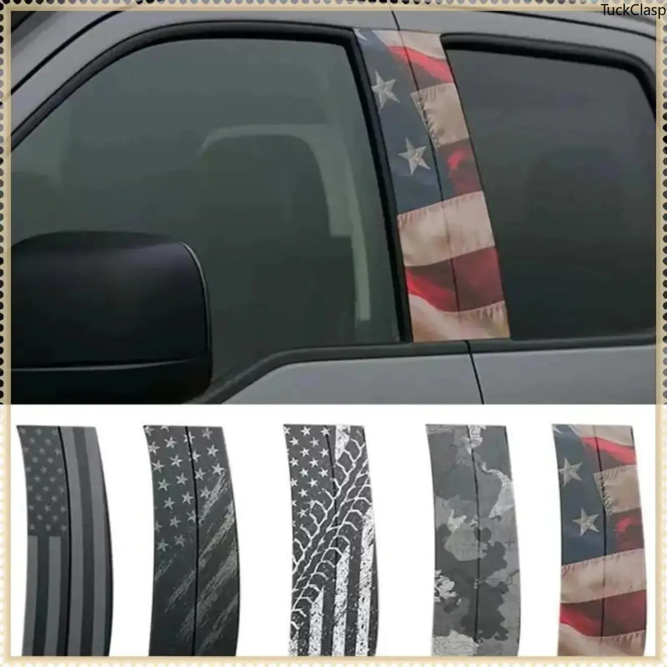 12"x21.5" Glossy B-Pillar Car Decals for DIY Bag Accessories, Easy Peel-Stick No Residue, Durable Weather-Resistant, Covers Worn Factory Pillars, Custom Touch to New Vehicles, Long-Lasting Appearance, Minimal Effort Installation Auto Exterior Stickers, Di