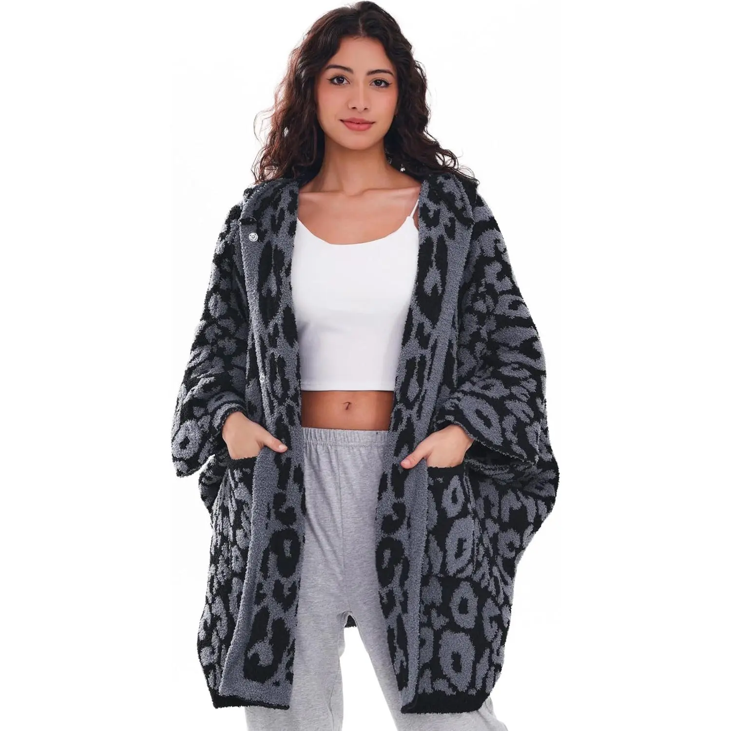 Wearable Blanket Hoodie Poncho Throw Comfy Soft Warm Cape Shawl Cozy Cloak Wrap Hooded with Sleeves For Women Adults