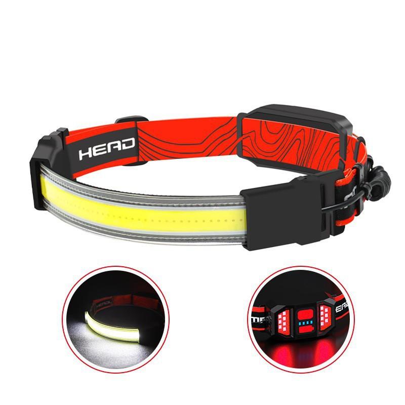 Sensing Headlamp, High-Intensity Lighting, Outdoor Night Fishing, Head-Mounted Helmet Light, LED Headlamp With Long-Lasting Lithium Battery