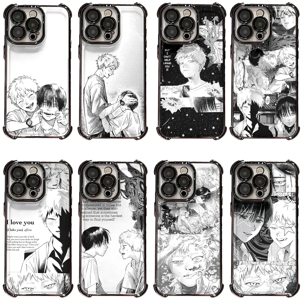 Popular BL Manga The Summer Hikaru Died Yaoi Aesthetic Phone Case for iPhone 17 16 15 14 13 12 11 Pro Max Plus Air Samsung S23 S24 S25 S26 Perfect for Manga Fans Birthday Holiday Gifts, Accessories, Shell, Smartphone, Handheld, Manga Artwork, Oxidation Re