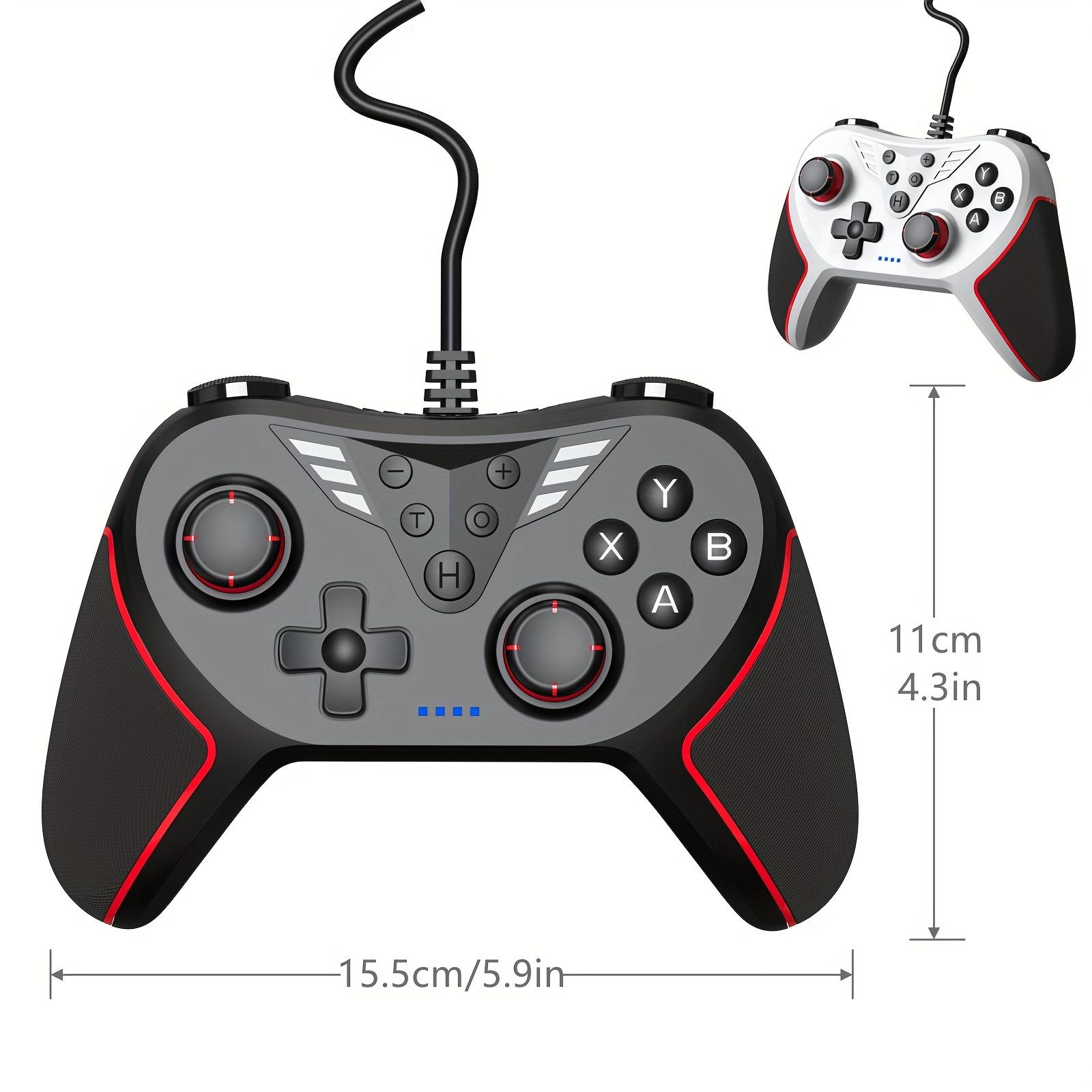 Wired Gaming USB Controller for Windows PC (Steam)/Nintendo Switch/Switch OLED/Switch Lite/ PC Controller with High-Precision joystick Turbo and Adjustable Vibration handheld console