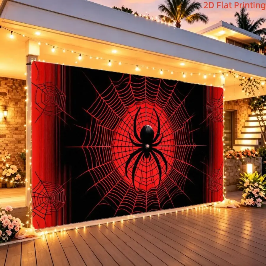 Halloween Backdrop, Spider Web, Giant Spider Cobweb, Spooky Season, Halloween Party, Photo Booth, Haunted House Decor, Photoshoot Decoration Backdrop