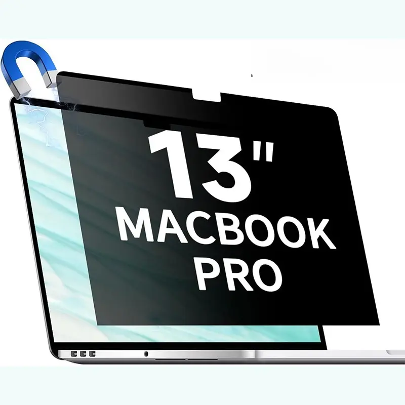 Magnetic Privacy Screen for 13 Inch MacBook Pro (2016, 2017, 2018, 2019, 2020, 2021, 2022, M1, M2), Removable Matte Laptop Privacy Screen Anti Glare Blue Light Filter