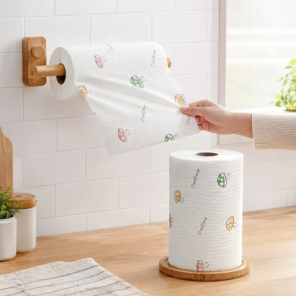 Reusable Cleaning Cloths, 400 Pack Per Roll, Washable Kitchen Towels, Multi-Purpose Wiping Cloths, Lazy Housekeeping Essentials