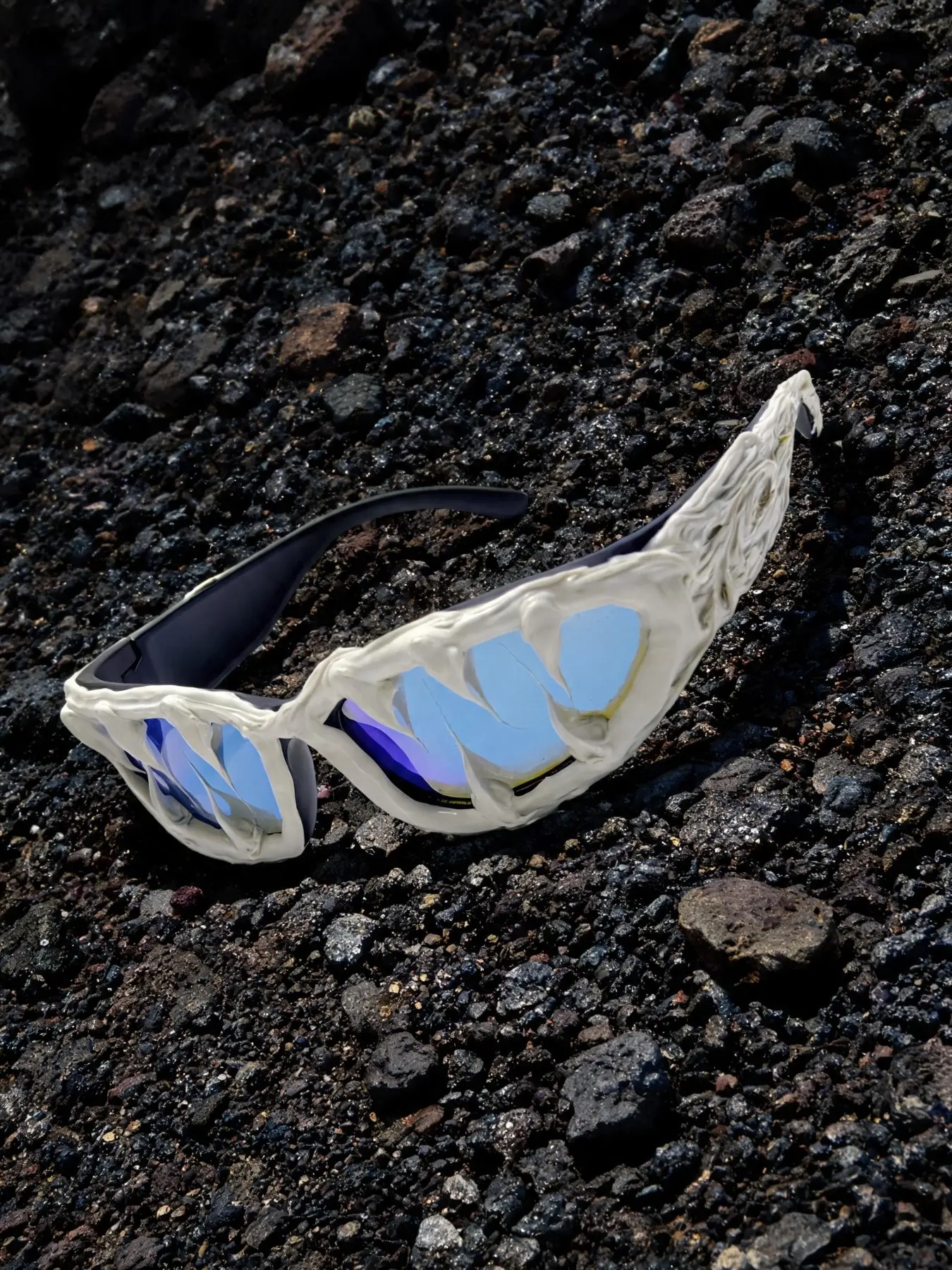 New Cool Venom Sunglasses Frame, Fashion Retro Sun Glasses, Party Bar Wear, Unique Subculture Style, Vintage Frame Sunglasses, Includes Cleaning Cloth and Lanyard