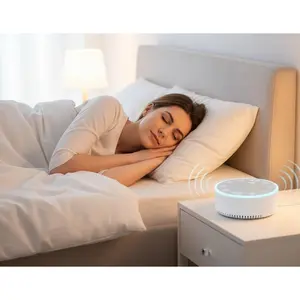 Car White Noise Sound Machine Music Boxes - Bluetooth Audio Sleep Music Player with Ambient Lighting, Universal Compatibility Vehicle Mood Aid Gadget
