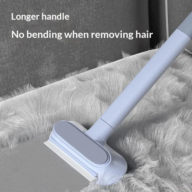 Upgraded Reusable Pet Hair Removal Brush with Ergonomic Handle, Lint Removal Tool for Dogs-Cats, Multi-Surface Washable Clothes & Furniture Cleaning Accessory