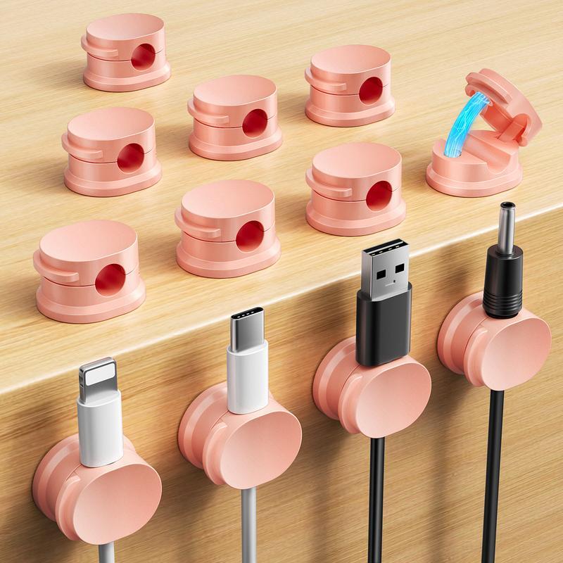 12 Counts/set Cable Management Holder, And Adjustable Cable, Adhesive Cord Holder Organizer, Suitable For Home Office Nightstand Organizing Rotating 12 Counts/set Cable Management Holder, And Adjustable Cable, Adhesive Cord Holder Organizer, Suitable For Home Office Nightstand Organizing Rotating