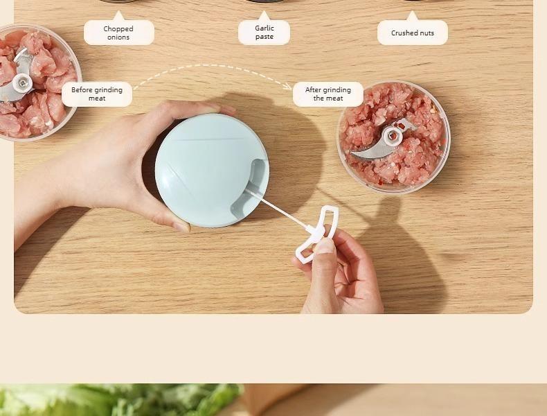 Manual garlic grinder, garlic mincer, garlic pounder, small household kitchen meat grinder