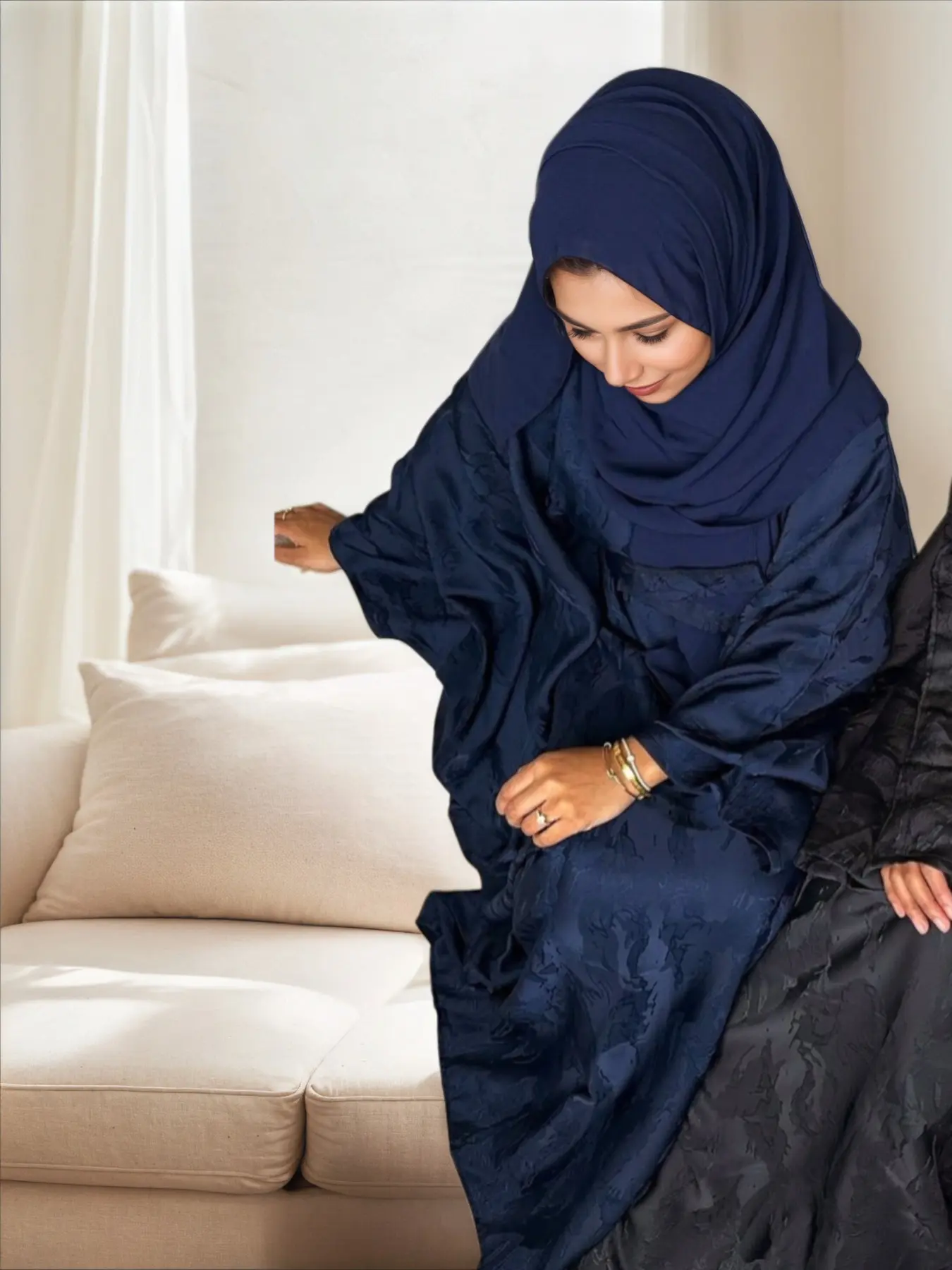 Abaya Fashion Loose Fit Abaya Hijab Dress for Muslim Women, Elegant Long Robe with Belt, Suitable for All Occasions, No Headscarf Included, Modest Abaya