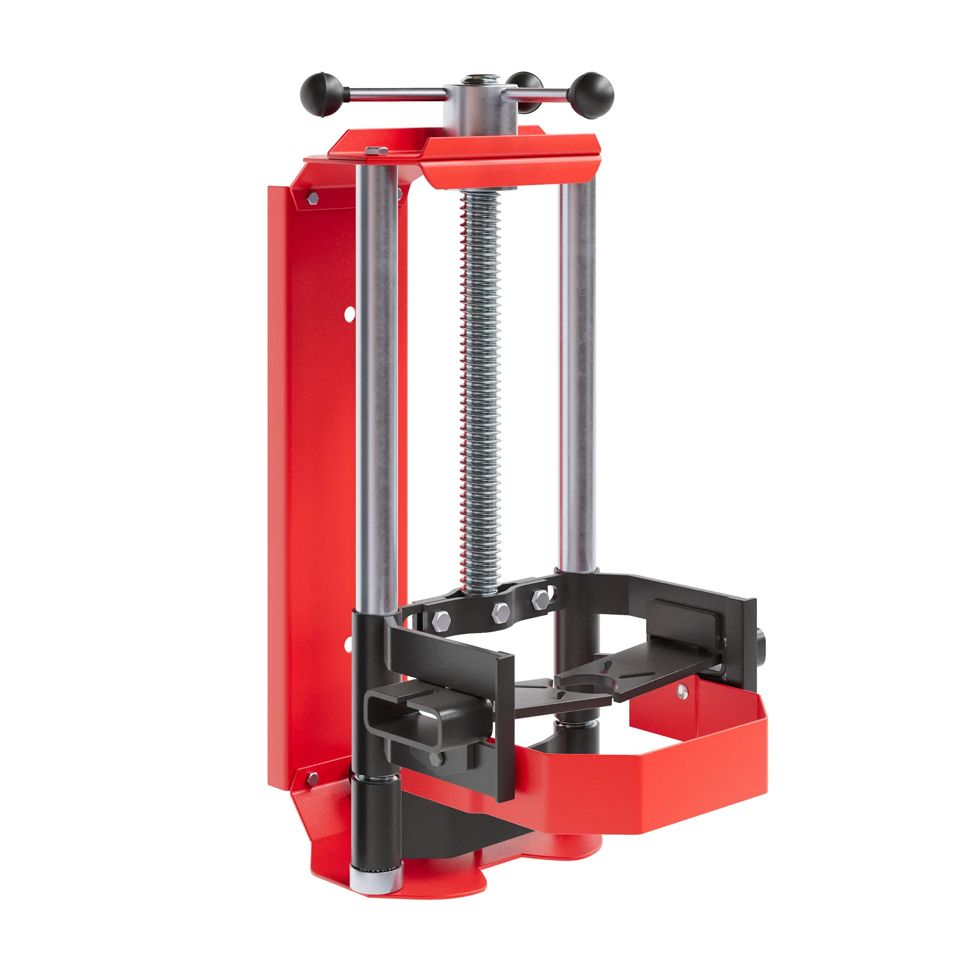 Heavy Duty Strut Spring Compressor Tool, 3000 lb Capacity, 3.5–11.5 Inch Spring Range, Red, with Safety Shield