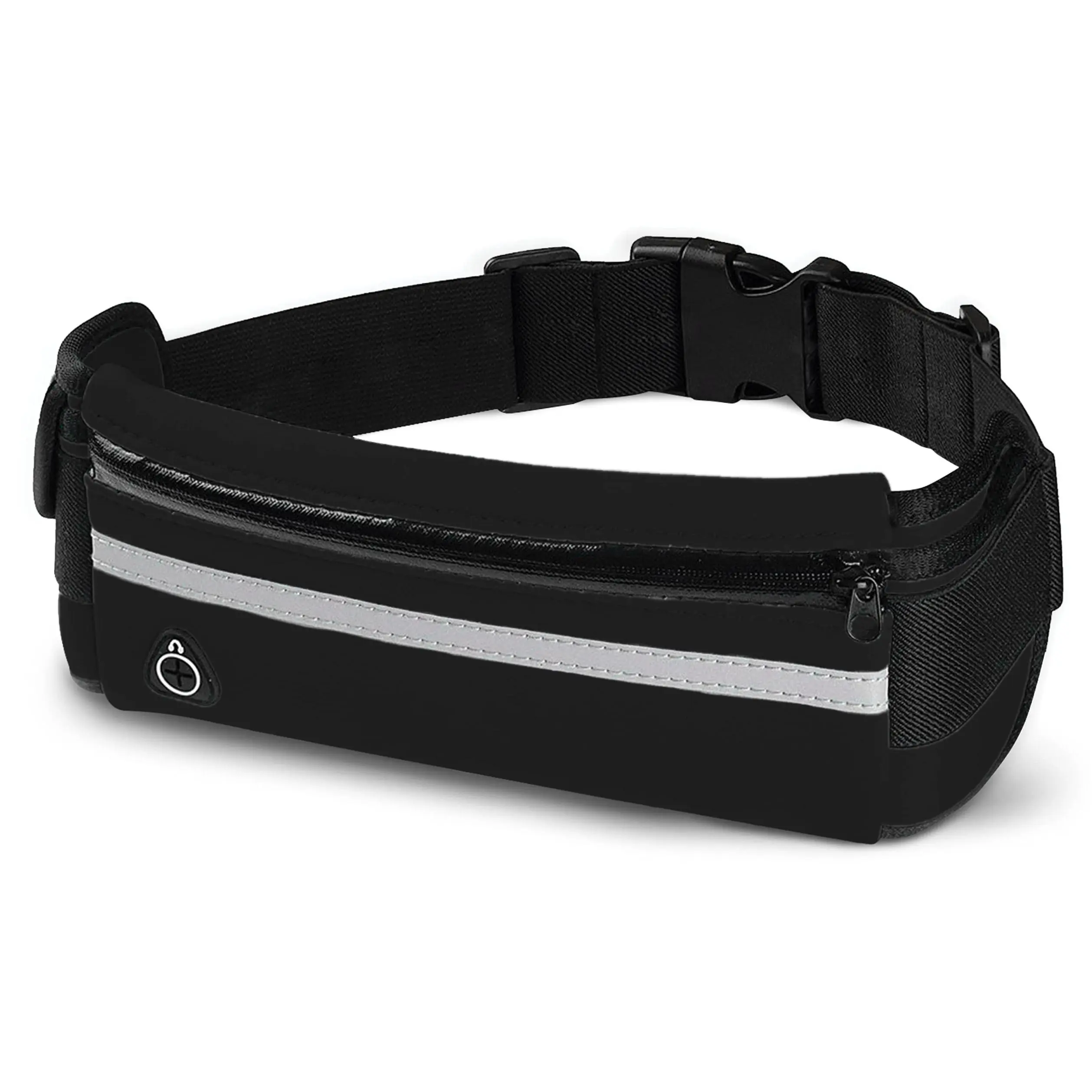 Running Belt for Women & Men, Adjustable & Water-Resistant Fanny Pack with Reflective Strip, Lightweight Polyester Outdoor Accessories