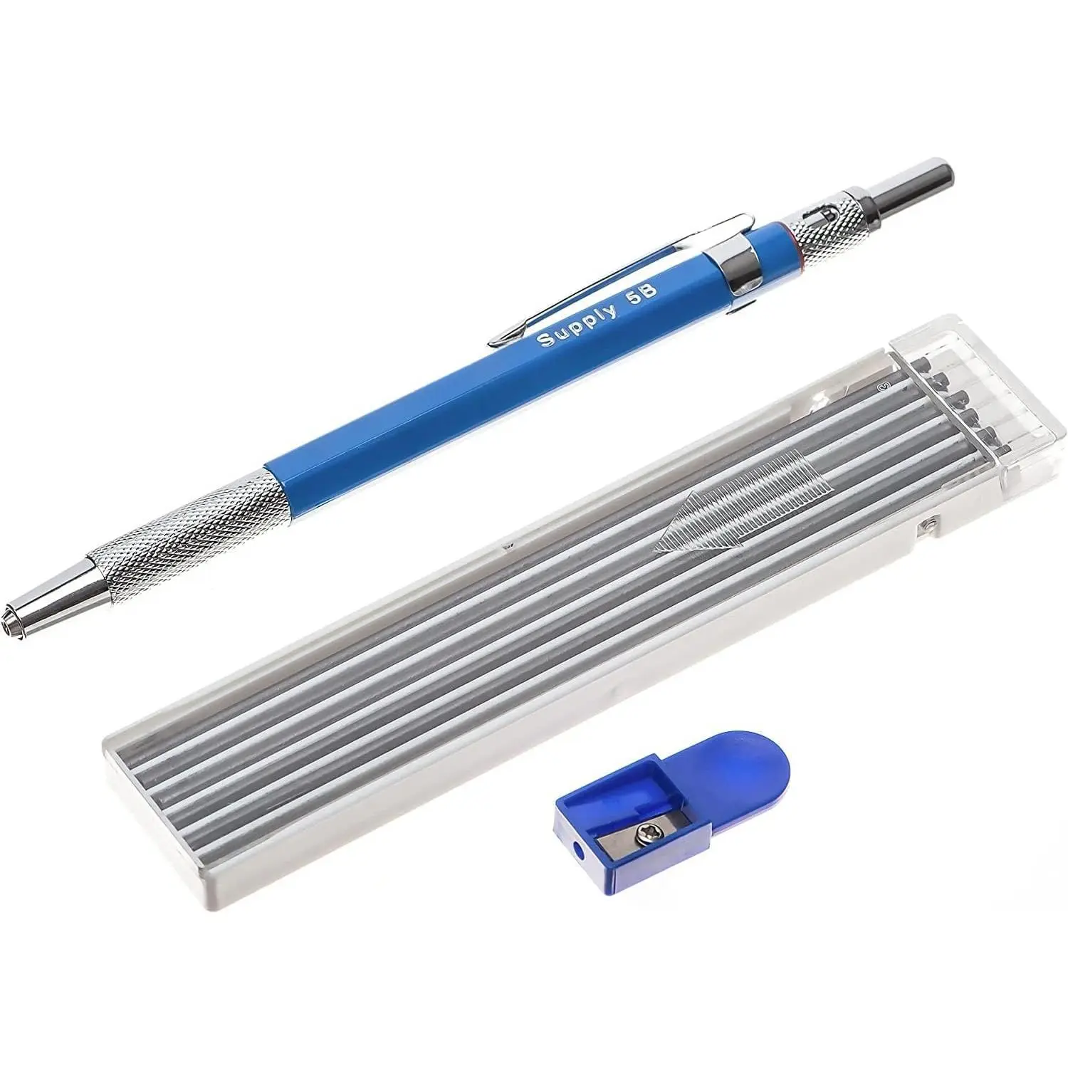 2.0 mm Mechanical Drafting Pencil Set with 12 Lead Refills & Sharpener –  Mechanical Pencil for Drawing, Sketching &  Media