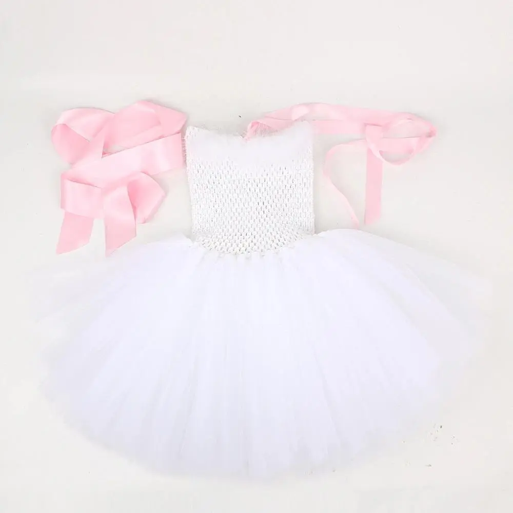 White Bunny Costumes for Baby Girls Easter Holiday Fancy Dress Kids Rabbit Halloween Outfit Child Animal Birthday Party Clothes