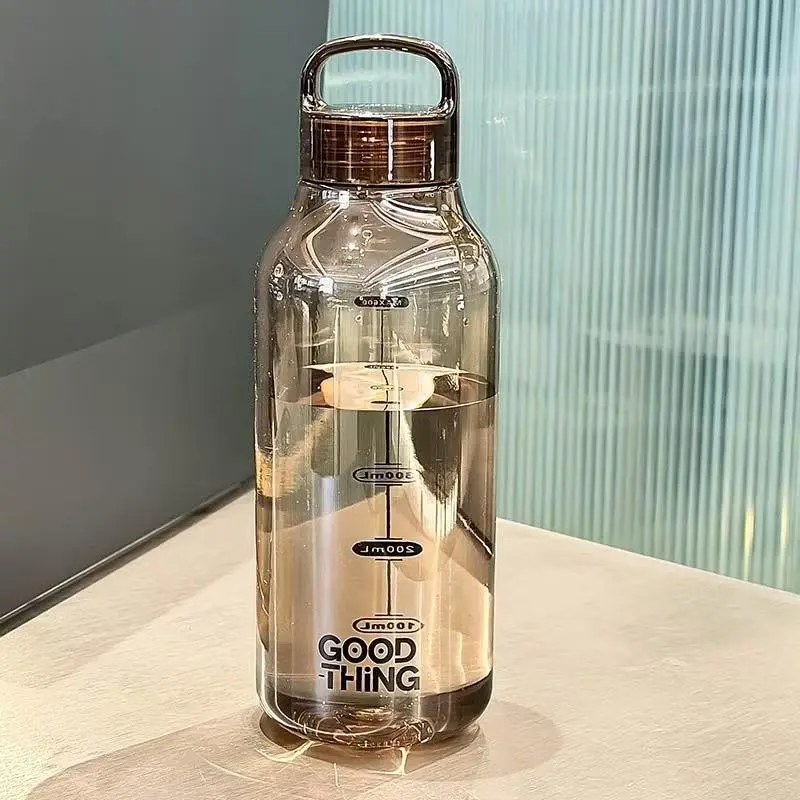 Simple Transparent Water Cup, Large Wide Mouth Design, Leak-Proof, Heat Resistant, Portable, 330ML & 610ML Capacity, Ideal for School, Home, Office, Outdoor