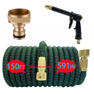 New Garden Water Hose Set, Magic Stretchable High Pressure Car Wash, Watering Vegetables, Large Function Water Pipe
