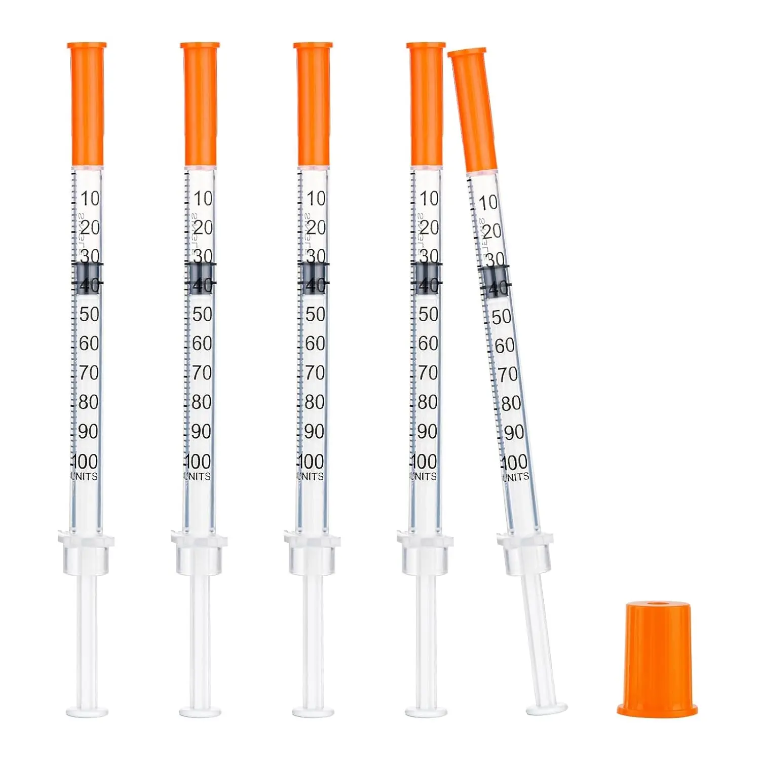 100 Pack 32G-5/16"(8mm) 1cc/ml Lab Supplies Disposable Liquid Measurement Tool Individually Wrapped